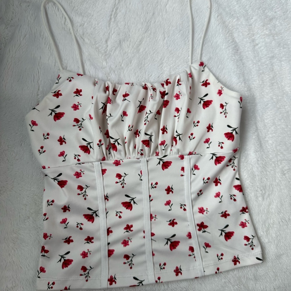 Floral crop top